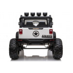 Elektrické autíčko - Jeep JC666 - nelakované - biele